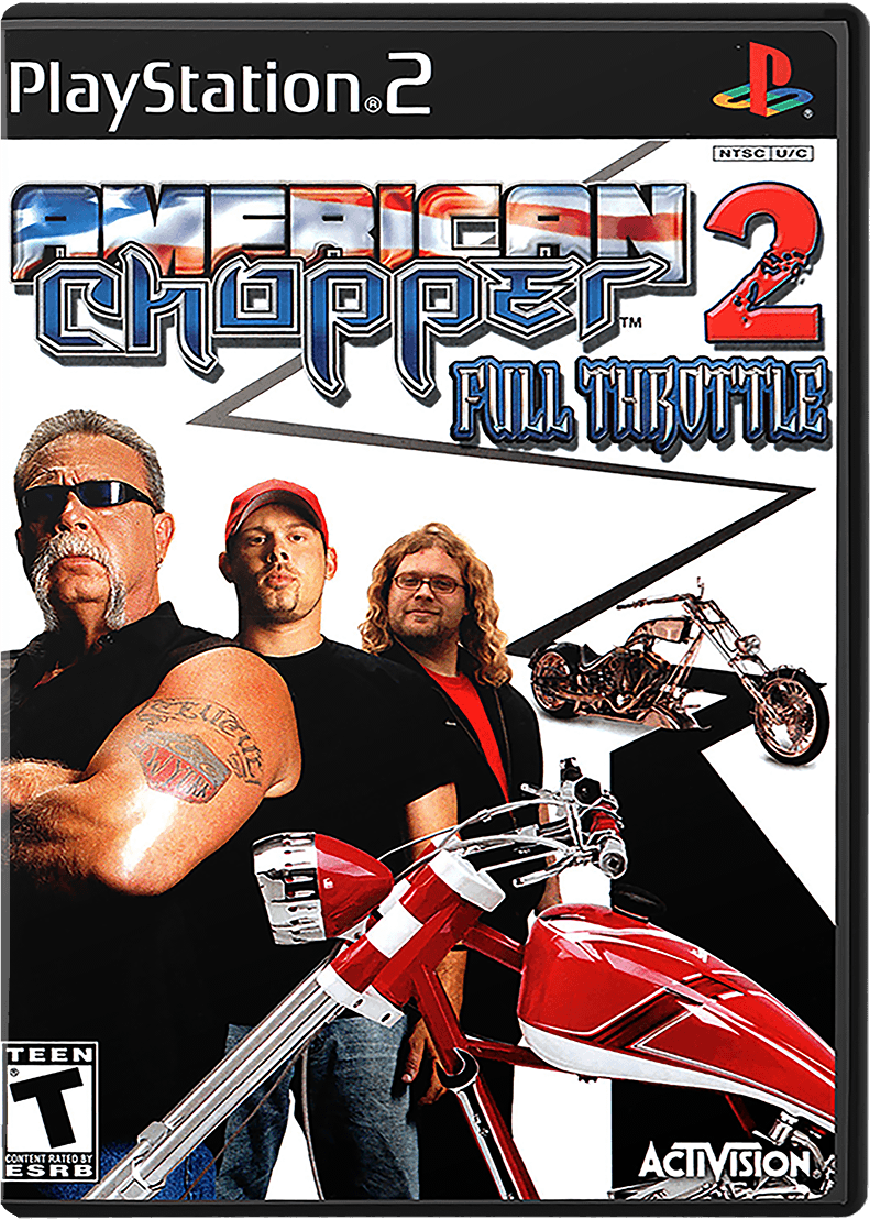 American Chopper 2 Full Throttle box art for Playstation 2
